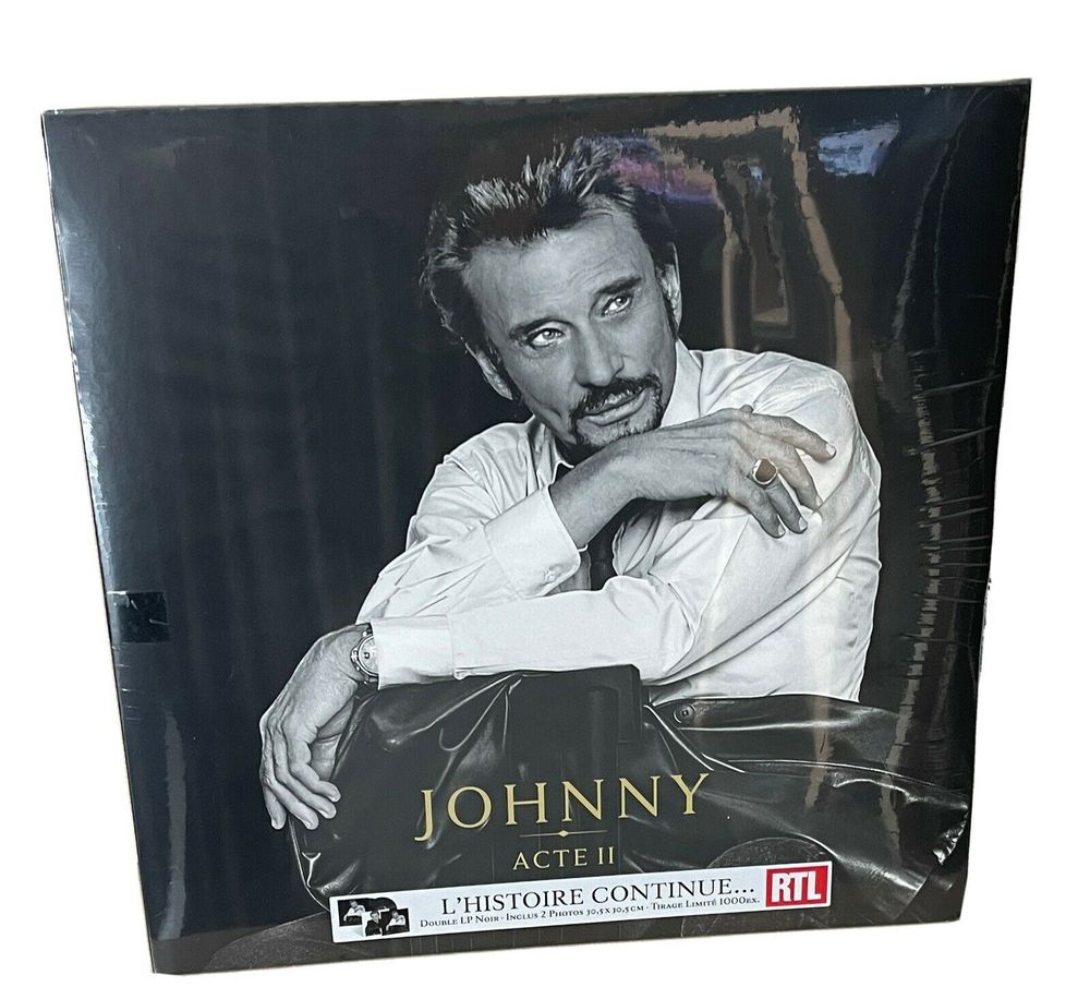 JOHNNY HALLYDAY " VINYL " acte 2 neuf CD et vinyles