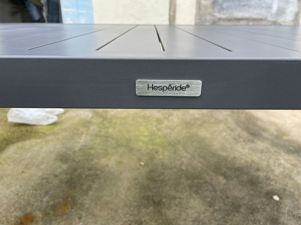 Table hesperide piazza graphite pour 8 personnes Meubles