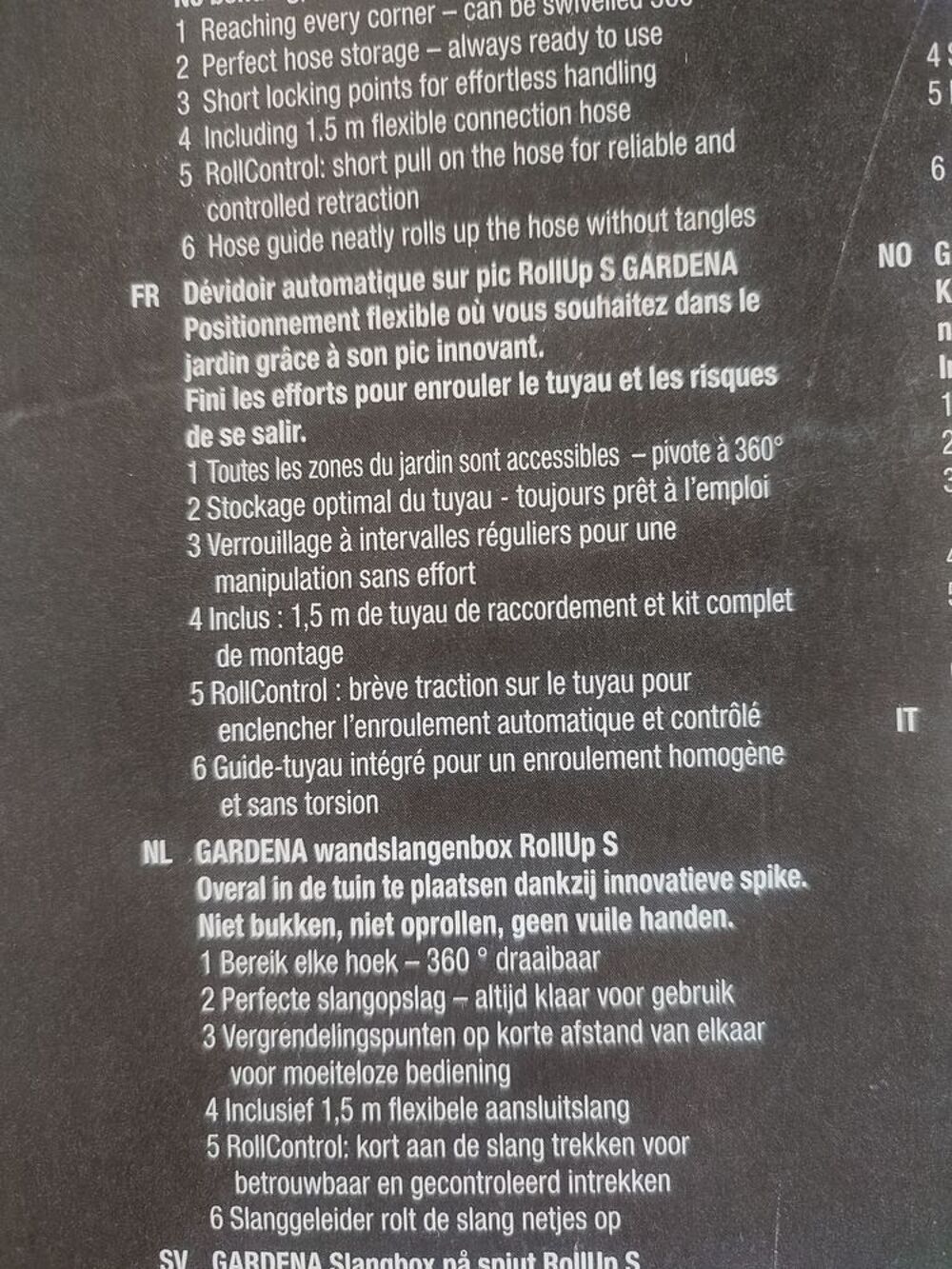 Tuyau d'arrosage d&eacute;vidoir sur pic Jardin