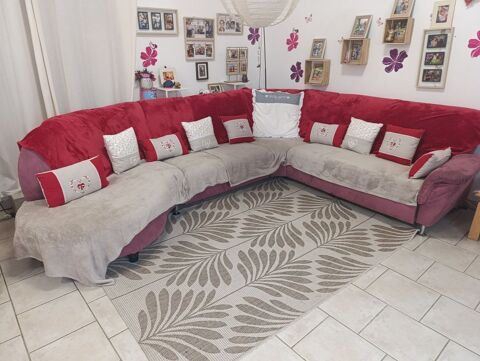 canap panoramique alcantara lilas 0 Bourges (18)