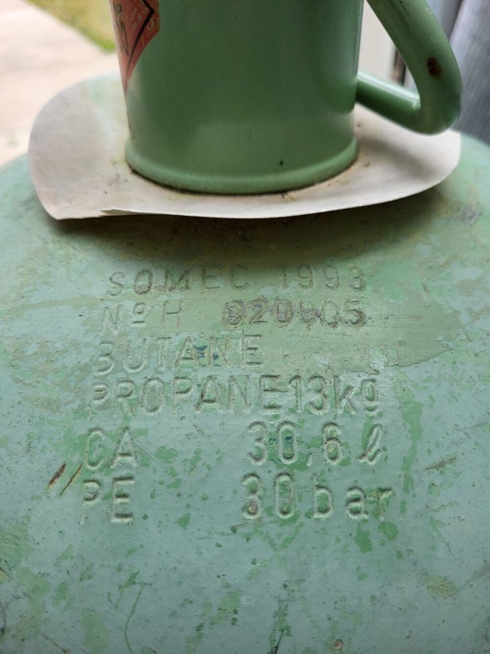 Bouteille de propane Bricolage
