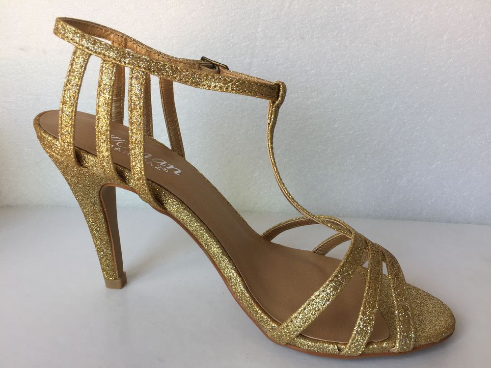 chaussures femme Or Paillet&eacute;s neuve pointure 37 Chaussures