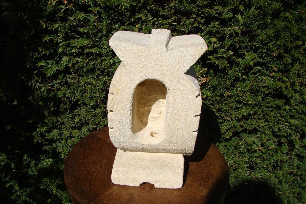 Sculpture en pierre hibou / chouette - ann&eacute;es 1980
Décoration