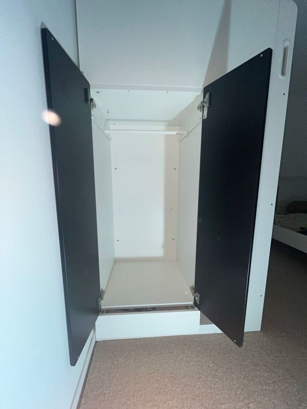 SM&agrave; "STAD Lit mezzanine, avec bureau blanc avec 4 tiroirs, 90x200cm longueur bureau 148 cm IKEA plus matelas Meubles