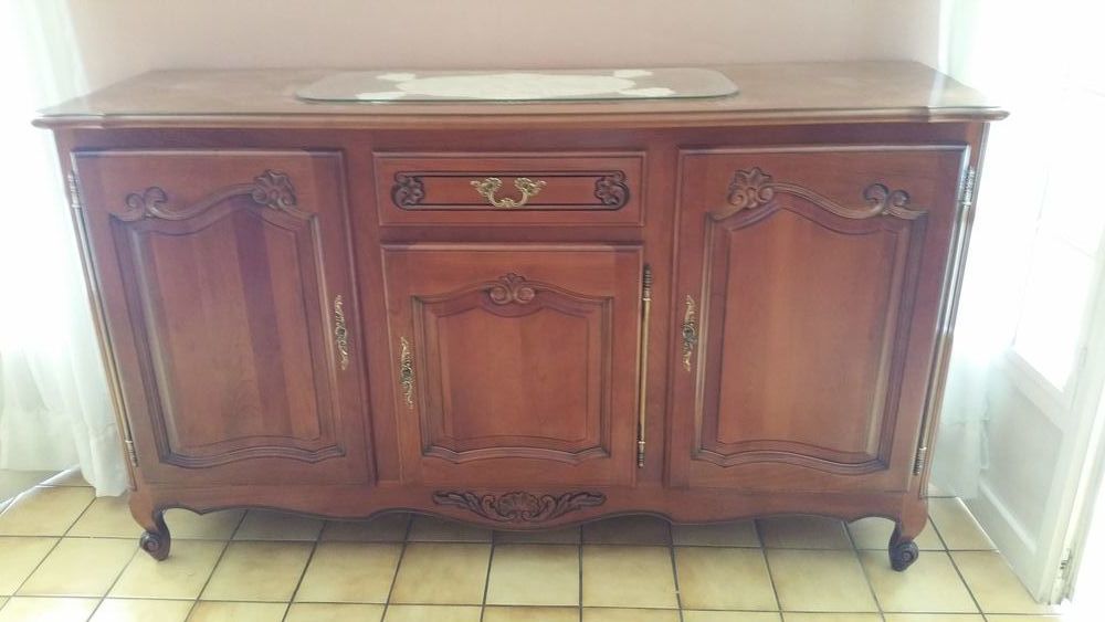 Buffet bas en merisier Meubles