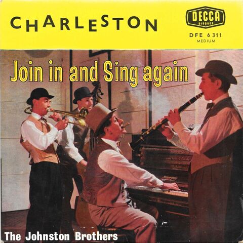 The Johnston Brothers -  Charleston  [Vinyle 45 tours 7  EP] 10 Feucherolles (78)