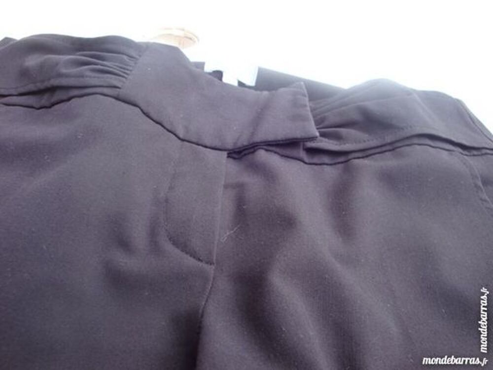 Pantalon noir habill&eacute; Marque NAFNAF Vtements