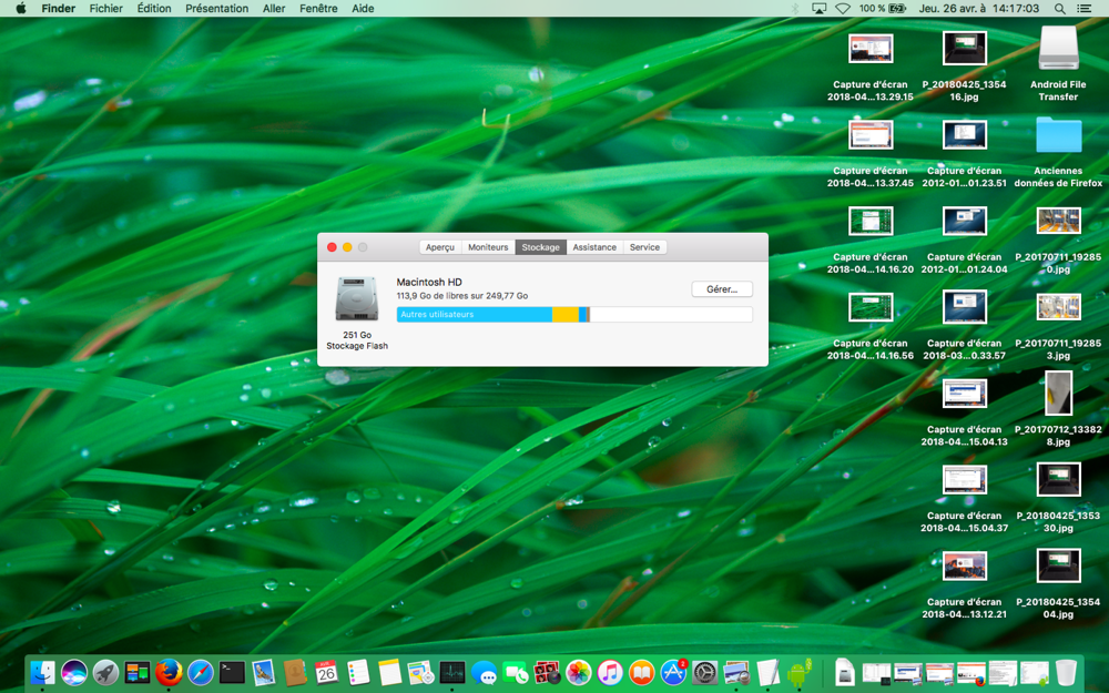 MACBOOK AIR 13" MI 2012 INTEL I5 1.8GHZ SSD 256 GO Matériel informatique