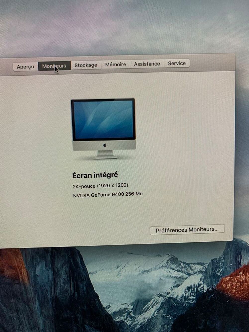 tr&egrave;s bon &eacute;tat Apple IMac 27" Matériel informatique