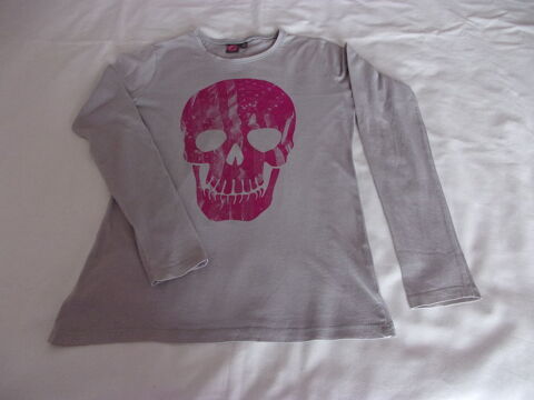 Tee-shirt tte de mort rose 4 Cannes (06)