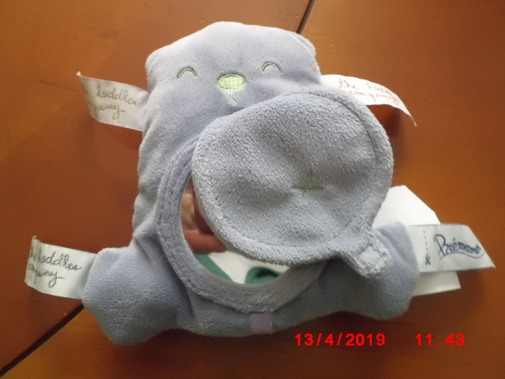 DOUDOU OURS MAUVE PREMAMAN Jeux / jouets