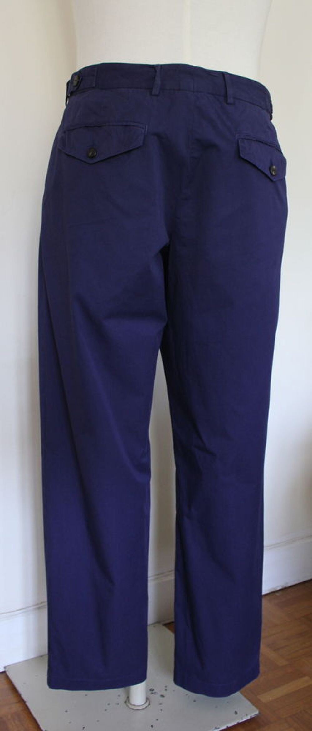 Pantalon indigo DRIES VAN NOTEN T.50
coton bleu de chauffe Vêtements