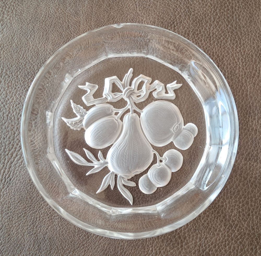 lit de 2 dessous de verre ou bouteille grav&eacute; &eacute;vid&eacute; Décoration