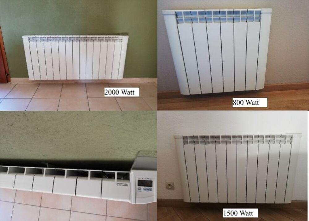 3 radiateurs ECO WATT PLENITUDE EN FONTE D'ALUMINIUM Bricolage