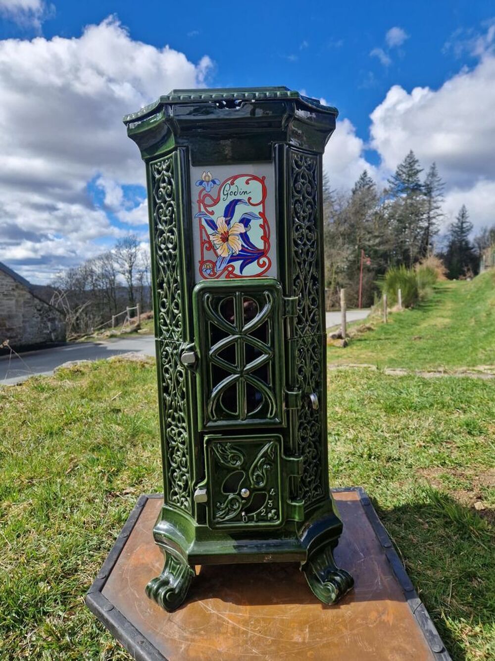 Po&ecirc;le &agrave; bois Godin "Belle &eacute;poque" Bricolage