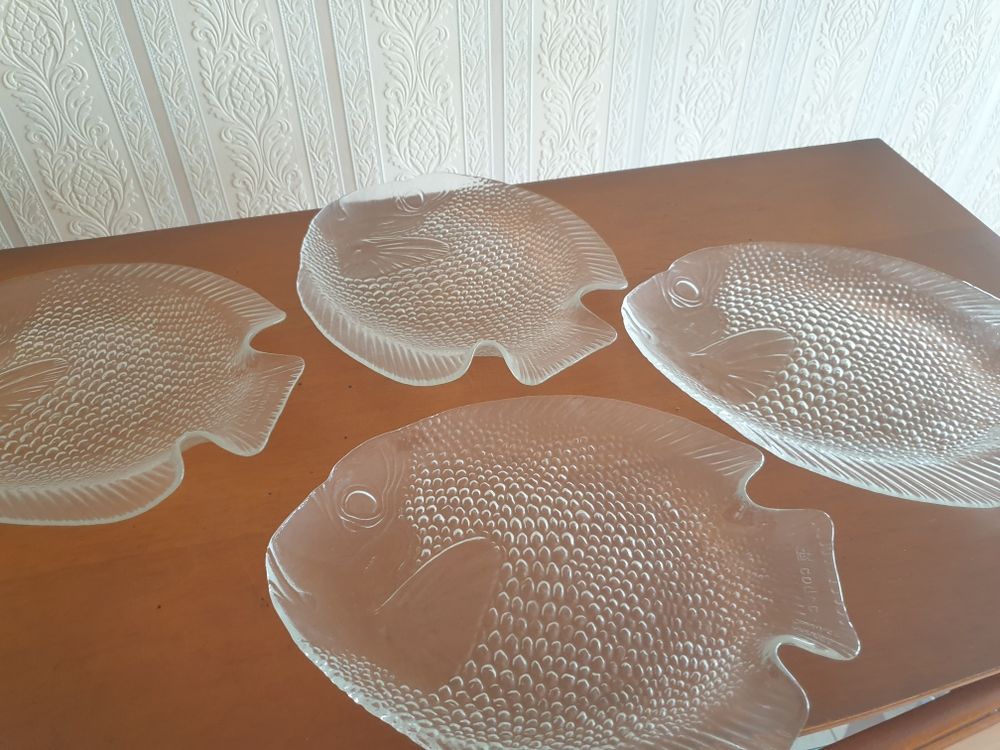 service a poissons arcoroc Décoration