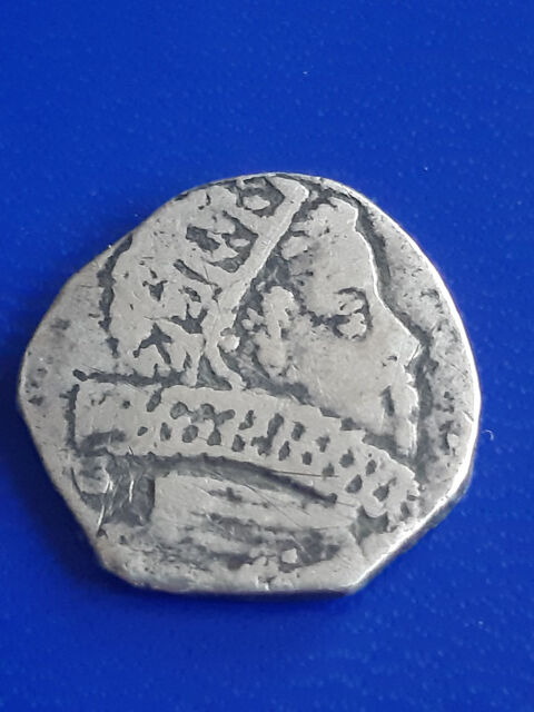 1621-26 Naples 1 tari en argent Philippe IV 35 Prats-de-Mollo-la-Preste (66)