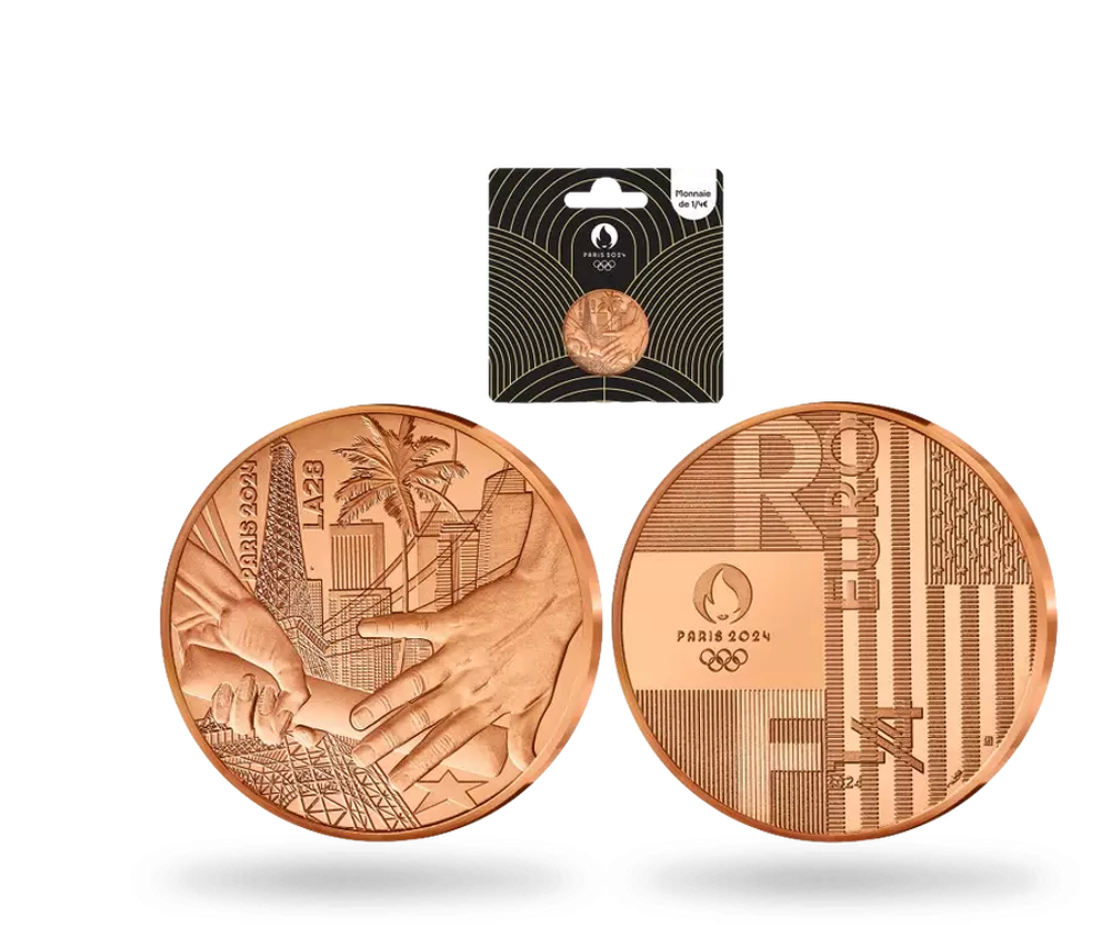 JO 2024 de 1/4€ - Handover Paris-Los Angeles 