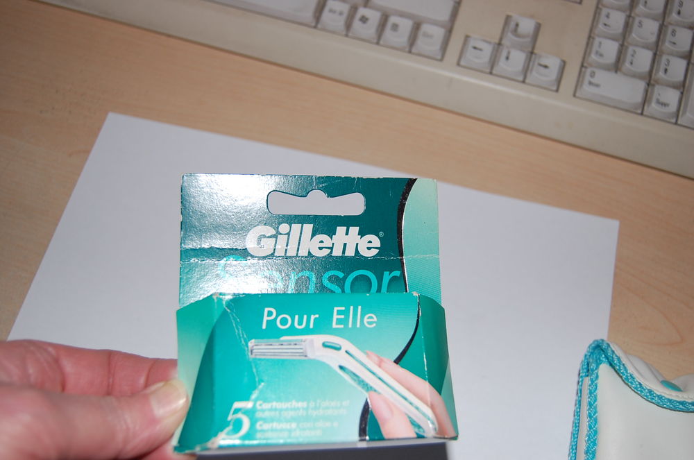 Lames pour Gillette Sensor pour Elle Electromnager
