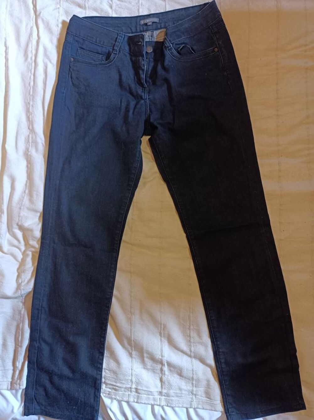 Pantalon noir de type jean pour femme Vêtements
