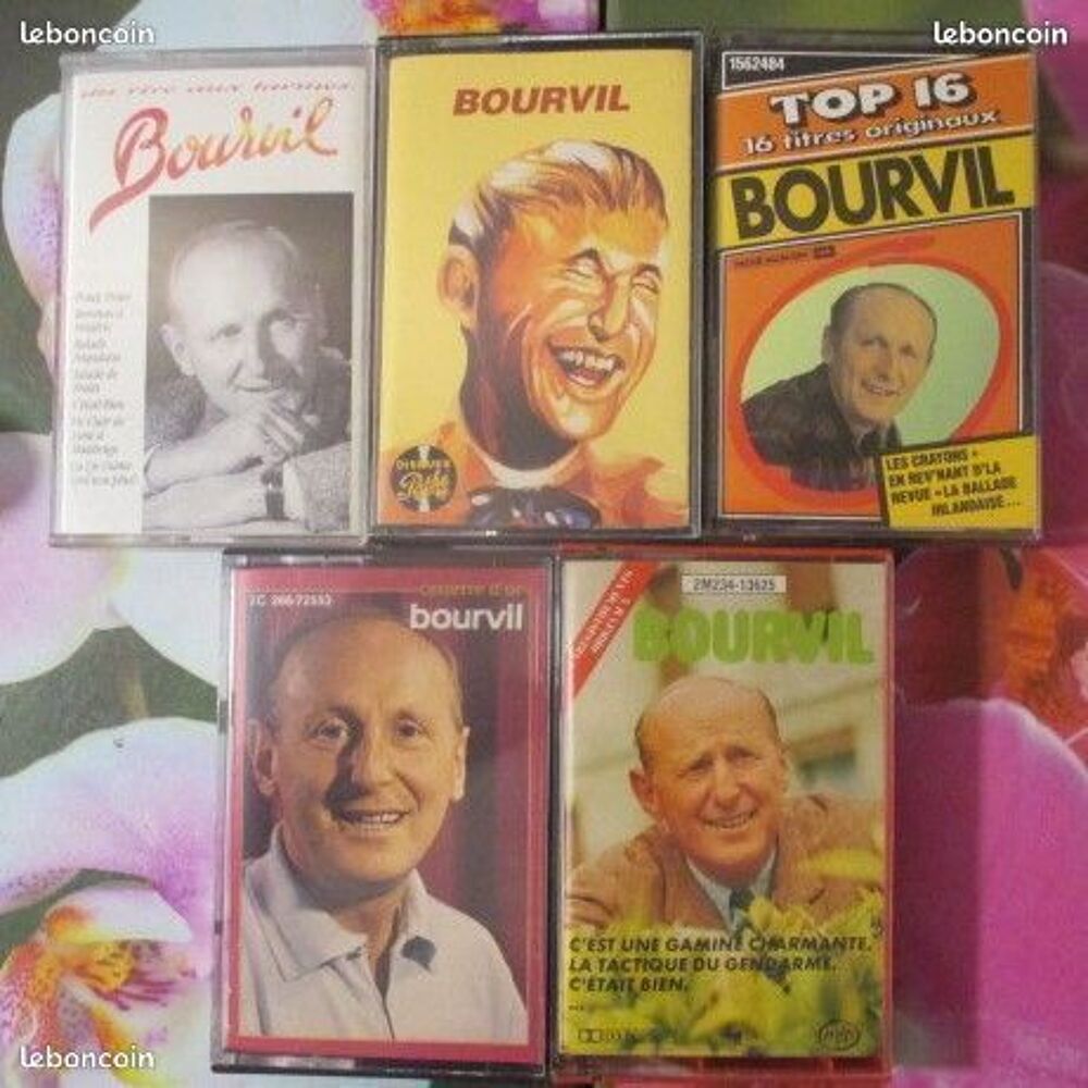 Cassettes audio Bourvil CD et vinyles