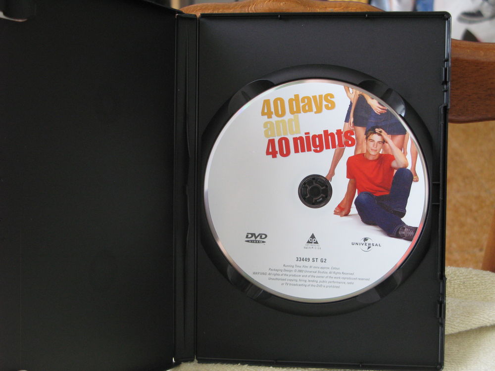 40 jours et 40 nuits DVD et blu-ray