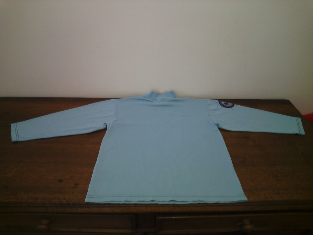 T-shirt bleu ML OOXOO 8 ans - TBE Vêtements enfants