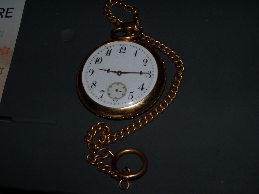 montre a gousset en or Bijoux et montres