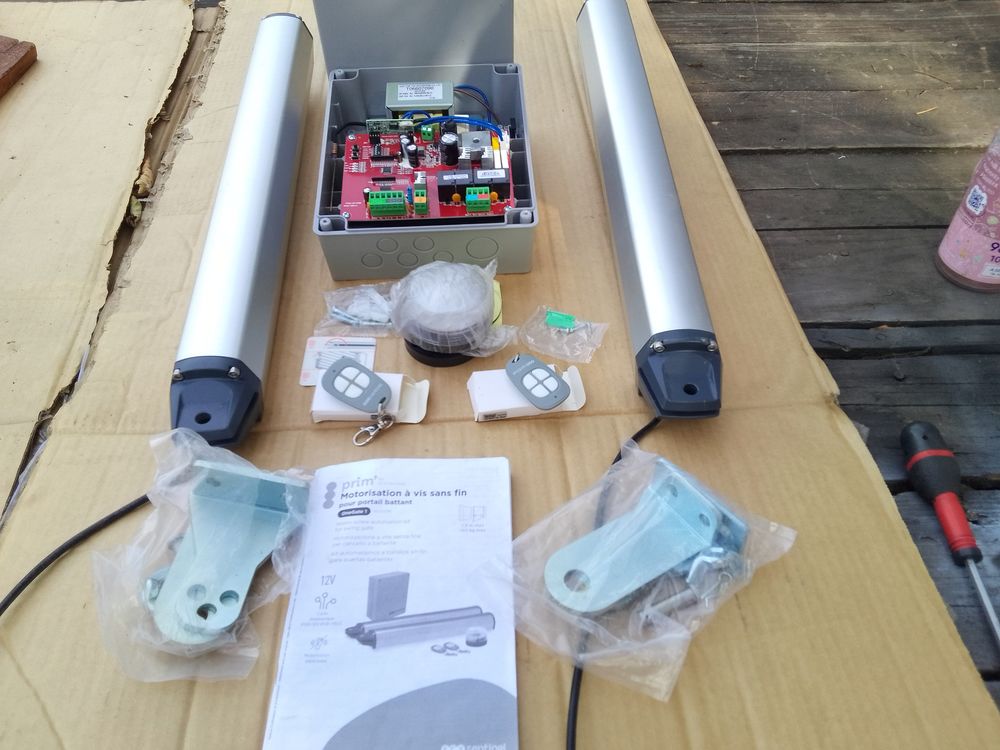 Motorisation portail vis sans fin Jardin