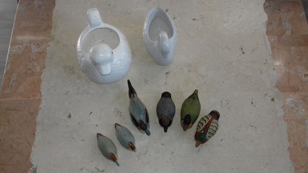 Ensemble de canards et cygnes Décoration