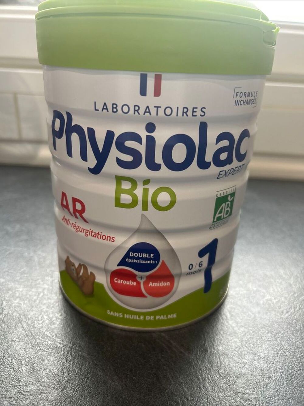 lait physiolac AR bio 1er age Puériculture