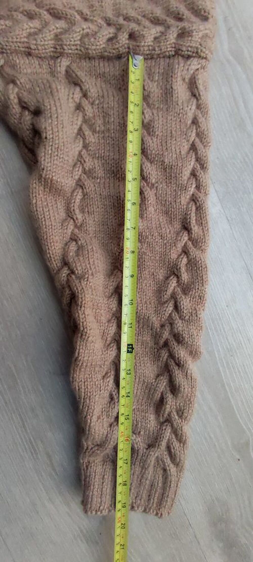Tricot mixte fait main en laine d'Alpaga &eacute;pais et chaud Vêtements