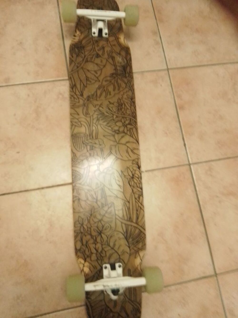 Longboard et housse de transport 
Sports