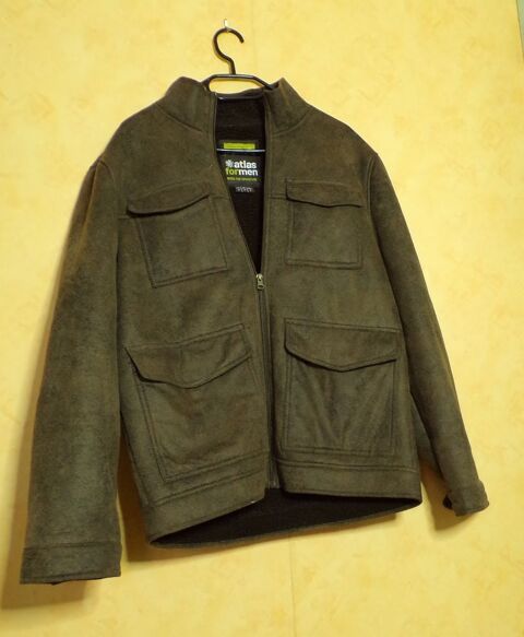 VESTE SUEDINE DOUBLEE SHERPA 25 Bais (53)