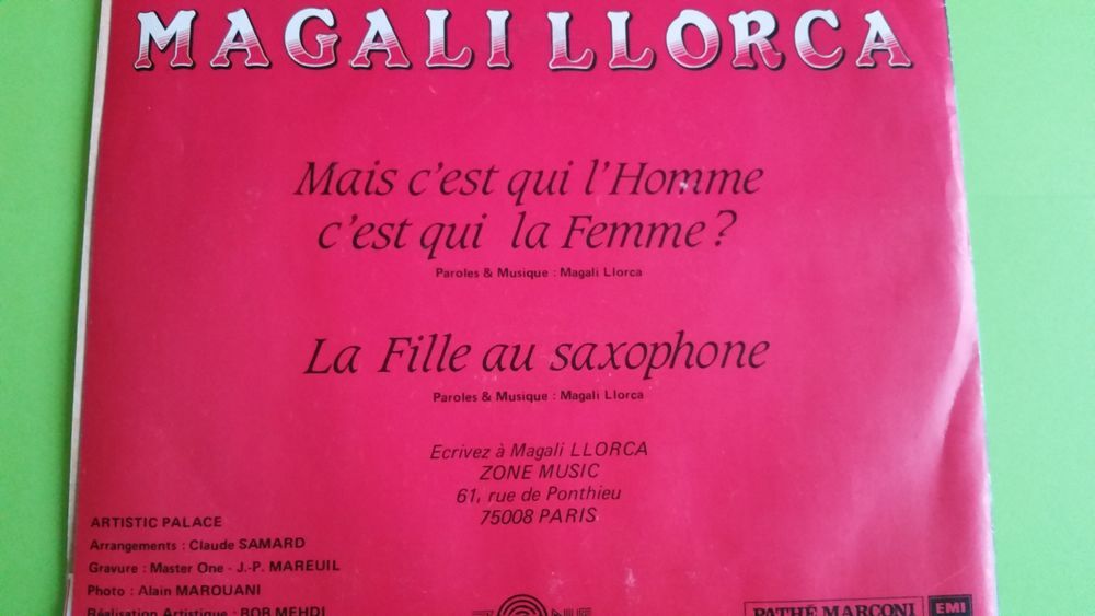 MAGALI LLORCA CD et vinyles