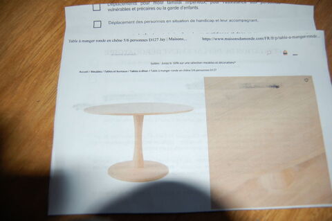 table a manger ronde 5/6 personnes 500 Saint-Laurent-d'Aigouze (30)