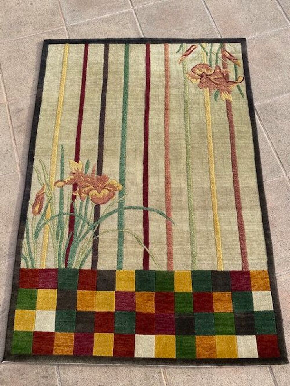 Tapis laine Gabbeh Dcoration