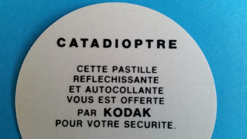 CATADIOPTRE KODAK Vélos