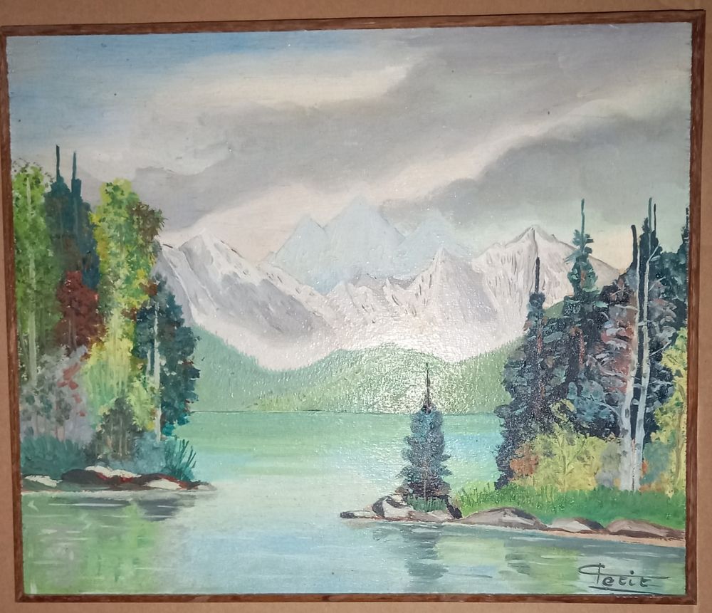 13 PEINTURES SUR BOIS
PAYSAGES MARINE ET NATURES MORTES Dcoration
