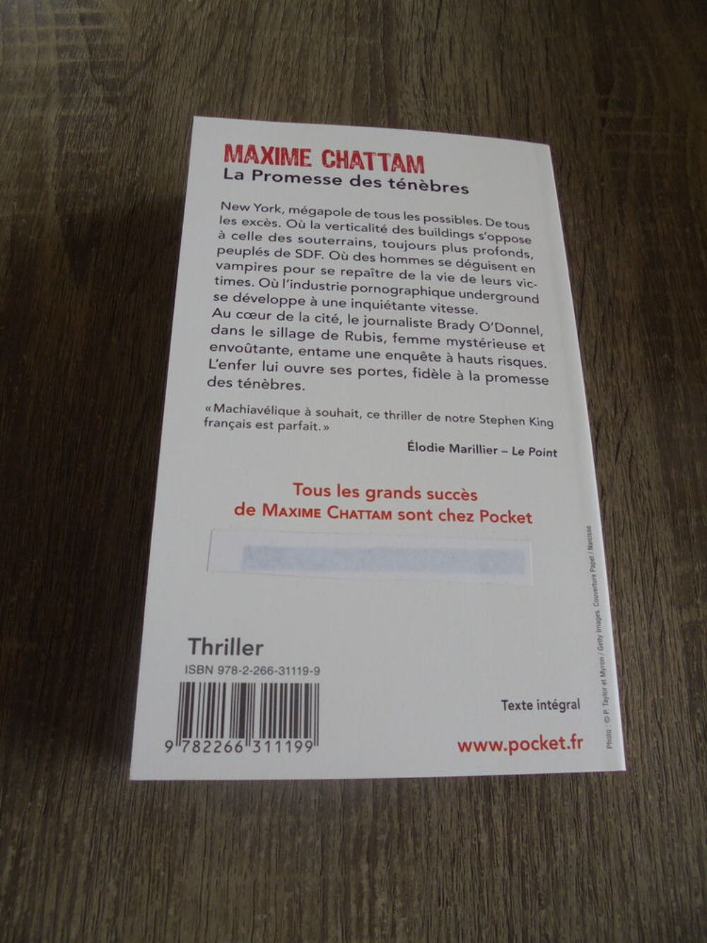 La promesse des t&eacute;n&egrave;bres (107) Livres et BD