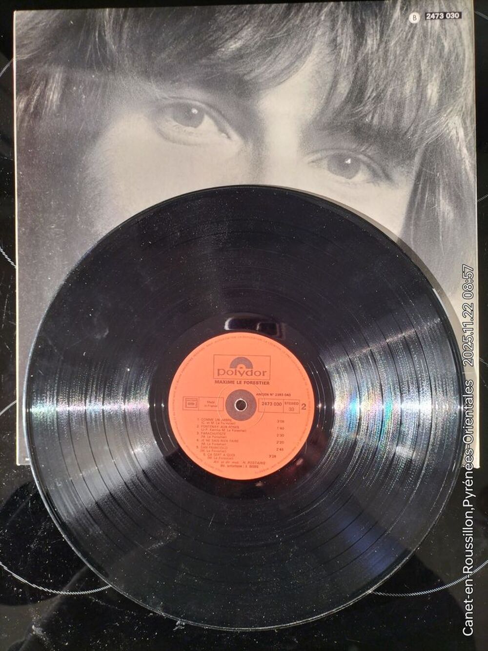 Album 1 Disque "&nbsp;Vintage&nbsp;" (Vinyle) 33Trs de Maxime Leforest CD et vinyles