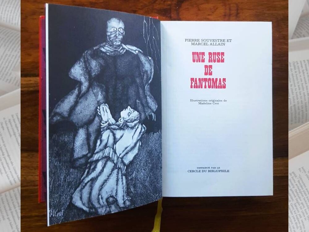 Fantomas Lot 4 romans reli&eacute;s + 1 livre offert Livres et BD