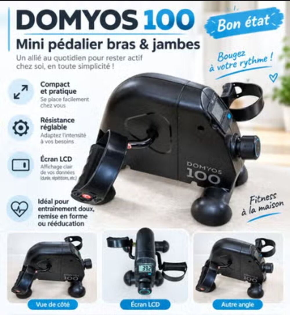 Mini p&eacute;dalier marque Domyos 100 tout neuf Vélos