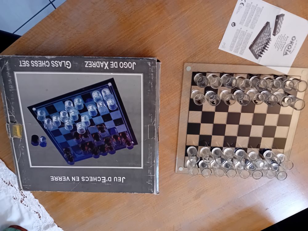 Jeu d'&Eacute;chec en verre Jeux / jouets