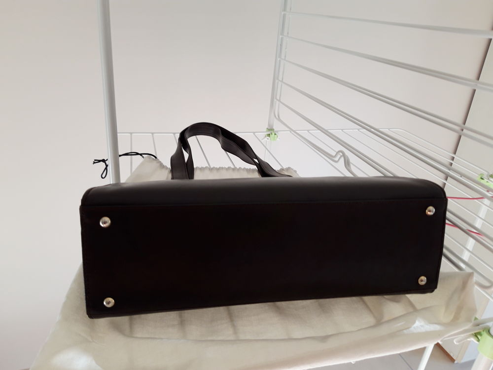 Sac en cuir marron Karl Lagerfeld (original) Vintage Maroquinerie