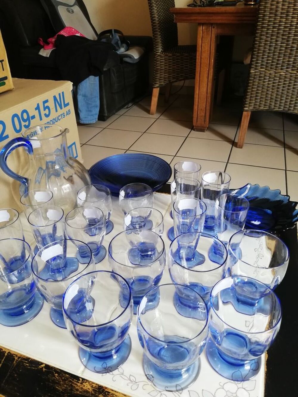 Verres et pichet Décoration