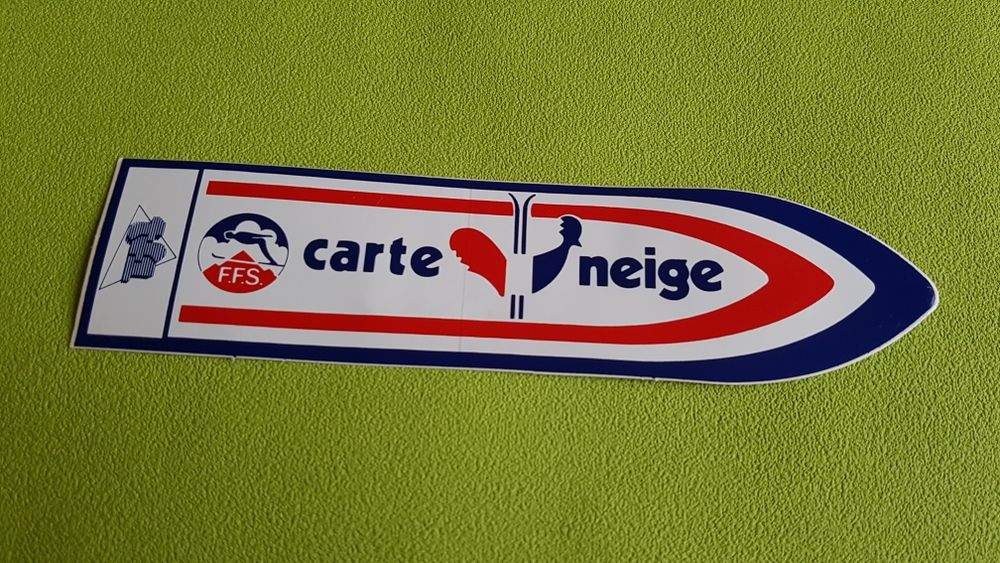 AUTOCOLLANT CARTE NEIGE 