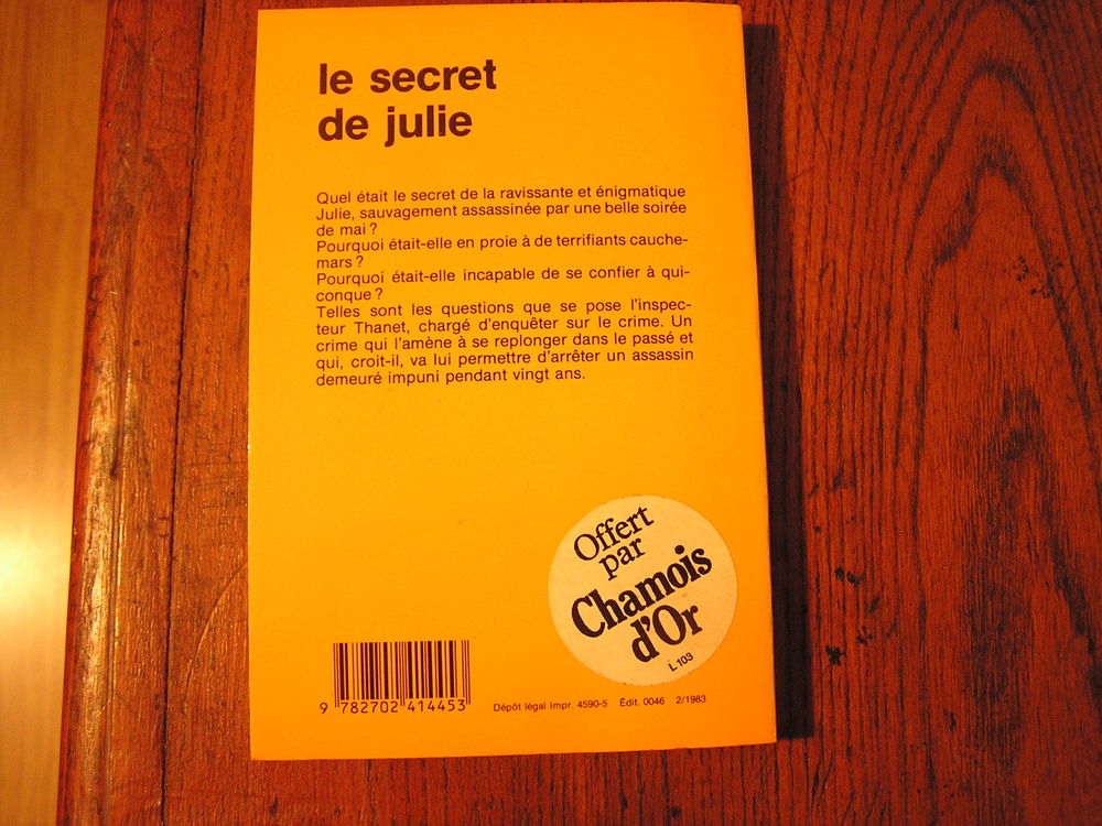 Le Secret De Julie Livres et BD