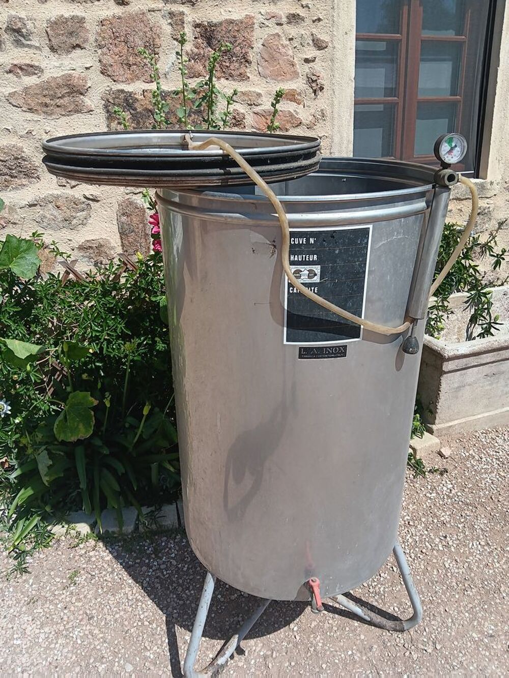   Cuve inox 3 hL 
