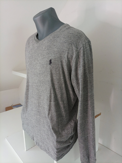 T-Shirt manches longues Ralph Lauren gris vintage 15 Fouesnant (29)